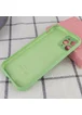 Чехол Silicone Case Full Camera Protective (AA) для Apple iPhone 12 Pro Max (6.7") Мятный / Mint / PVH