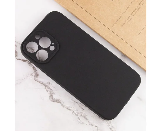Чехол Silicone Case Lakshmi Square Full Camera для Apple iPhone 12 Pro Max (6.7") Черный / Black