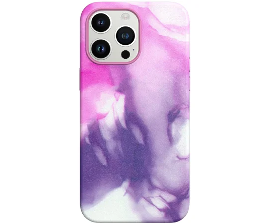 Кожаный чехол Figura Series Case with MagSafe для Apple iPhone 12 Pro Max (6.7") Purple