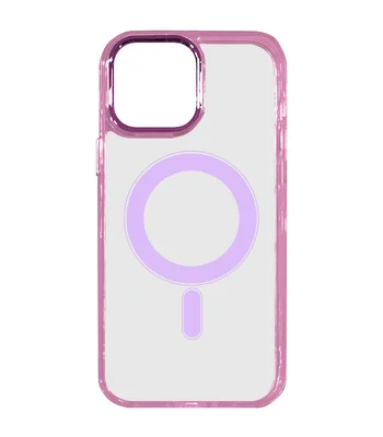 Чехол TPU Iris with MagSafe для Apple iPhone 12 Pro Max (6.7") Розовый