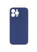 Чехол Silicone Case Lakshmi Square Full Camera для Apple iPhone 12 Pro Max (6.7") Синий / Deep navy