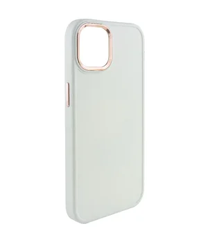 TPU чехол Bonbon Metal Style для Apple iPhone 12 Pro Max (6.7") Белый / White