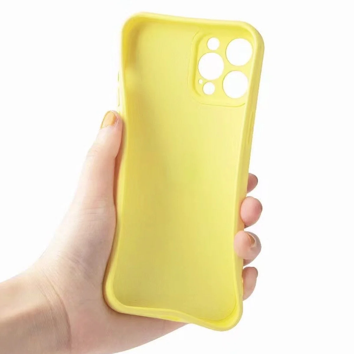 Чехол TPU Candy Ring Full Camera для Apple iPhone 12 Pro Max (6.7") Желтый / Yellow