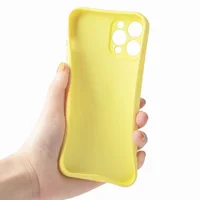 Чехол TPU Candy Ring Full Camera для Apple iPhone 12 Pro Max (6.7") Желтый / Yellow