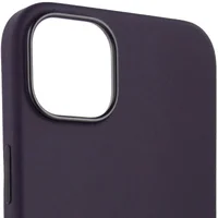 Чехол Silicone case (AAA) full with Magsafe для Apple iPhone 12 Pro Max (6.7") Фиолетовый / Amethyst