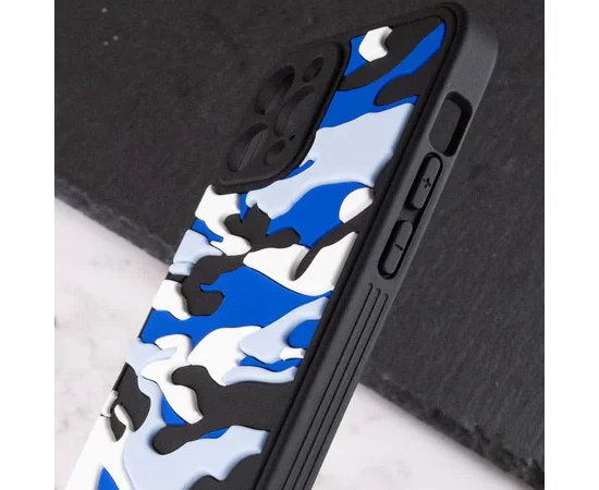 Чохол TPU+PC Army Collection для Apple iPhone 12 Pro Max (6.7") Синій