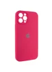Чохол Silicone Case Full Camera Protective (AA) Apple iPhone 12 Pro Max (6.7") Червоний / Rose Red