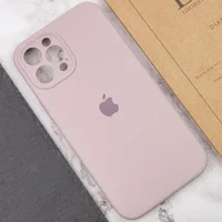 Чехол Silicone Case Full Camera Protective (AA) для Apple iPhone 12 Pro Max (6.7") Серый / Lavender / PVH