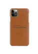 Кожаная накладка G-Case Cardcool Series для Apple iPhone 12 Pro Max (6.7") Коричневый