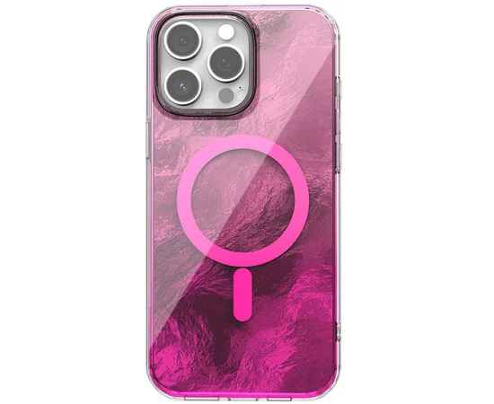 Чехол TPU Shiny Mountain (MagFit) для Apple iPhone 12 Pro Max (6.7") Pink