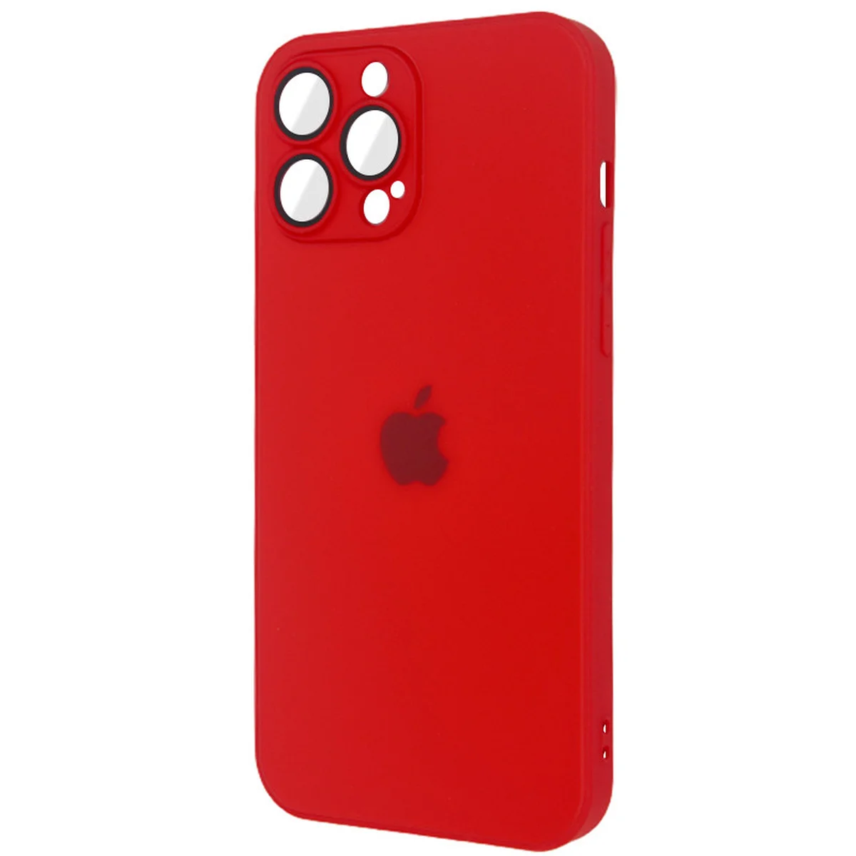 Чехол TPU+Glass Sapphire matte case для Apple iPhone 12 Pro Max (6.7") Cola Red