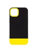 Чехол TPU+PC Bichromatic для Apple iPhone 12 Pro Max (6.7") Black / Yellow
