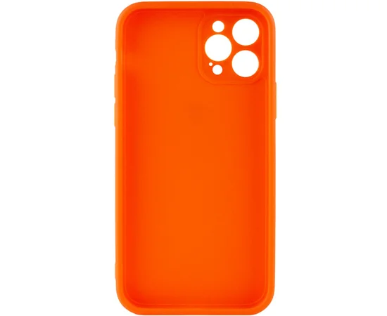 Силиконовый чехол Candy Full Camera для Apple iPhone 12 Pro Max (6.7") Оранжевый / Orange