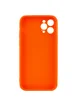 Силиконовый чехол Candy Full Camera для Apple iPhone 12 Pro Max (6.7") Оранжевый / Orange