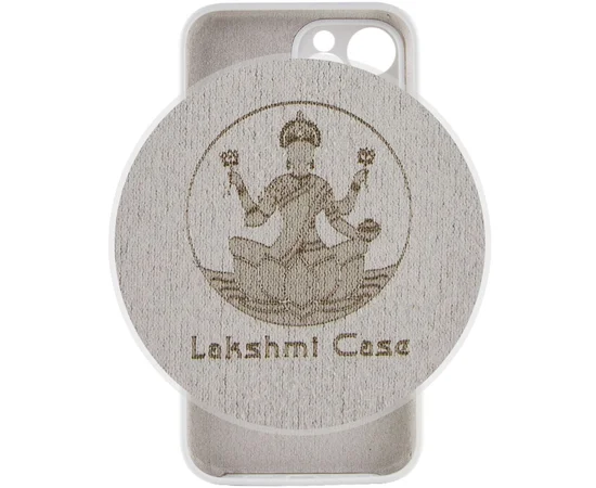 Чехол Silicone Case Lakshmi Square Full Camera для Apple iPhone 12 Pro Max (6.7") Белый / White