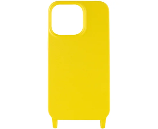 Чехол TPU two straps California для Apple iPhone 12 Pro Max (6.7") Желтый