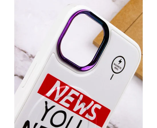 TPU+PC чехол Funny pictures with MagSafe для Apple iPhone 12 Pro Max (6.7") News