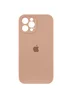 Чехол Silicone Case Full Camera Protective (AA) для Apple iPhone 12 Pro Max (6.7") Бежевый / Desert Gold