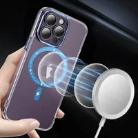 Чехол TPU+PC Colorful with MagSafe для Apple iPhone 12 Pro Max (6.7") Blue