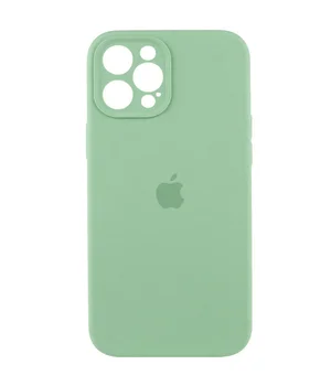 Чохол Silicone Case Full Camera Protective (AA) Apple iPhone 12 Pro Max (6.7") Зелений / Pistachio