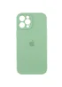Чохол Silicone Case Full Camera Protective (AA) Apple iPhone 12 Pro Max (6.7") Зелений / Pistachio