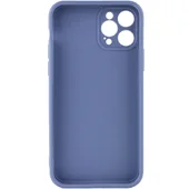 Силиконовый чехол Candy Full Camera для Apple iPhone 12 Pro Max (6.7") Голубой / Mist blue
