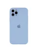 Чехол Silicone Case Full Camera Protective (AA) для Apple iPhone 12 Pro Max (6.7") Голубой / Lilac Blue / PVH