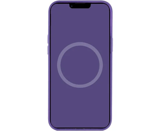 Чохол Silicone case (AAA) full with Magsafe and Animation для Apple iPhone 12 Pro Max (6.7") Фіолетовий / Amethyst