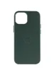 Кожаный чехол Leather Case (AAA) with MagSafe для Apple iPhone 12 Pro Max (6.7") Forest Green