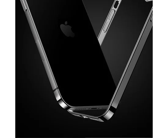 TPU чехол G-Case Shiny Series для Apple iPhone 12 Pro Max (6.7") Черный