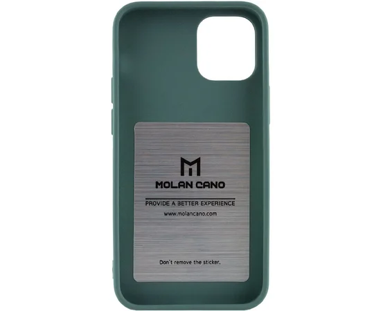 TPU чехол Molan Cano Smooth для Apple iPhone 12 Pro Max (6.7") Зеленый