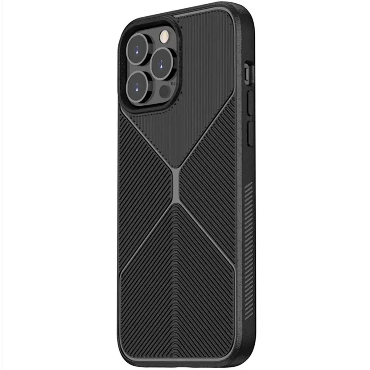 Чехол TPU BlackWood для Apple iPhone 12 Pro Max (6.7") Черный