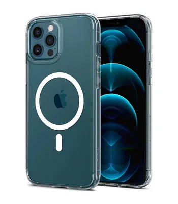 Чехол SGP Ultra Hybrid (MagFit) для Apple iPhone 12 Pro Max (6.7") Прозрачный