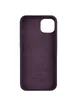 Чехол Silicone case (AAA) full with Magsafe для Apple iPhone 12 Pro Max (6.7") Фиолетовый / Amethyst