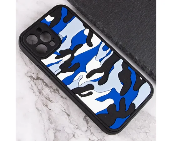 Чохол TPU+PC Army Collection для Apple iPhone 12 Pro Max (6.7") Синій