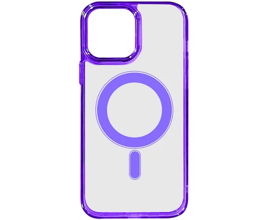 Чехол TPU Iris with MagSafe для Apple iPhone 12 Pro Max (6.7") Фиолетовый
