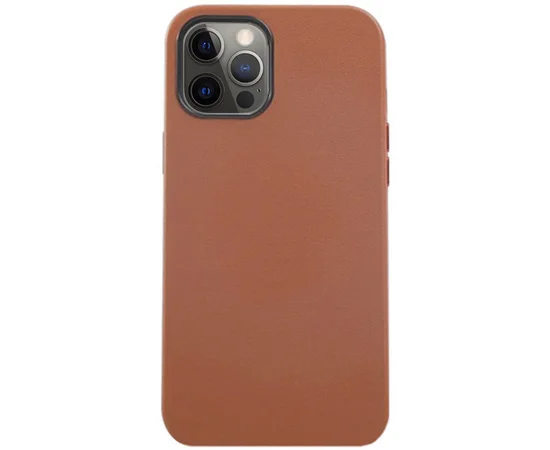 Кожаный чехол K-Doo Noble Collection для Apple iPhone 12 Pro Max (6.7") Коричневый