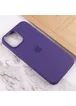 Чохол Silicone case (AAA) full with Magsafe and Animation для Apple iPhone 12 Pro Max (6.7") Фіолетовий / Amethyst