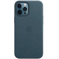 Шкіряний чохол Leather Case (AAA) з MagSafe and Animation для Apple iPhone 12 Pro Max (6.7") Indigo Blue