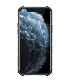TPU+PC чохол Nillkin CamShield Armor (шторка на камеру) для Apple iPhone 12 Pro Max (6.7") Чорний