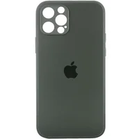TPU+Glass чехол Matte Candy Full camera для Apple iPhone 12 Pro Max (6.7") Зеленый