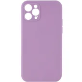 Силиконовый чехол Candy Full Camera для Apple iPhone 12 Pro Max (6.7") Сиреневый / Dasheen