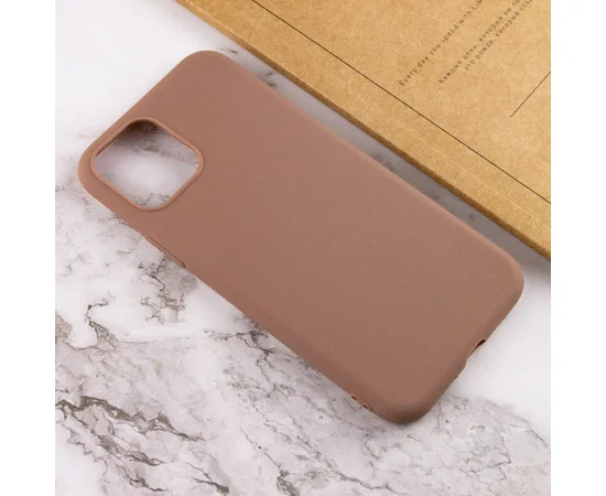 Силиконовый чехол Candy для Apple iPhone 12 Pro Max (6.7") Коричневый