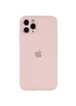 Чохол Silicone Case Full Camera Protective (AA) Apple iPhone 12 Pro Max (6.7") Рожевий / Chalk Pink