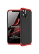 Пластиковая накладка GKK LikGus 360 градусов (opp) для Apple iPhone 12 Pro Max (6.7") Черный / Красный