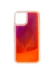 Неоновый чехол Neon Sand glow in the dark для Apple iPhone 12 Pro Max (6.7") Фиолетовый / Оранжевый