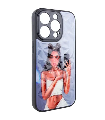 TPU+PC чохол Prisma Ladies для Apple iPhone 12 Pro Max (6.7") Black in White