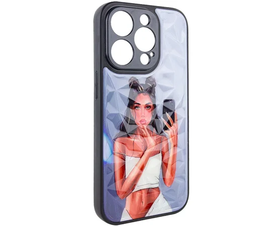 TPU+PC чехол Prisma Ladies для Apple iPhone 12 Pro Max (6.7") Black in White