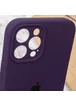 Чехол Silicone Case Full Camera Protective (AA) для Apple iPhone 12 Pro Max (6.7") Фиолетовый / Elderberry / PVH