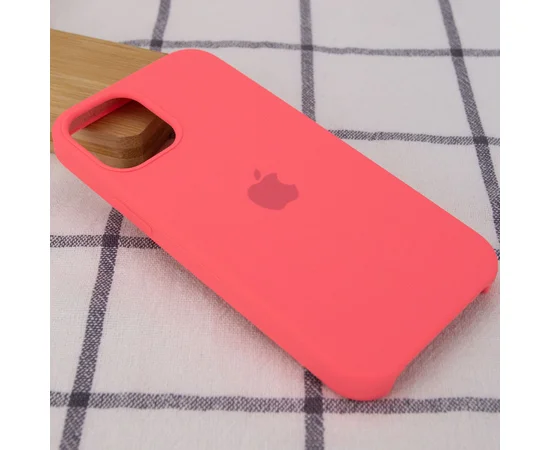 Чехол Silicone Case (AA) для Apple iPhone 12 Pro Max (6.7") Розовый / Hot Pink